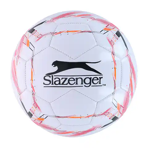 ⁨Slazenger - Piłka do piłki nożnej r. 5 (biały / czerwony)⁩ w sklepie Wasserman.eu
