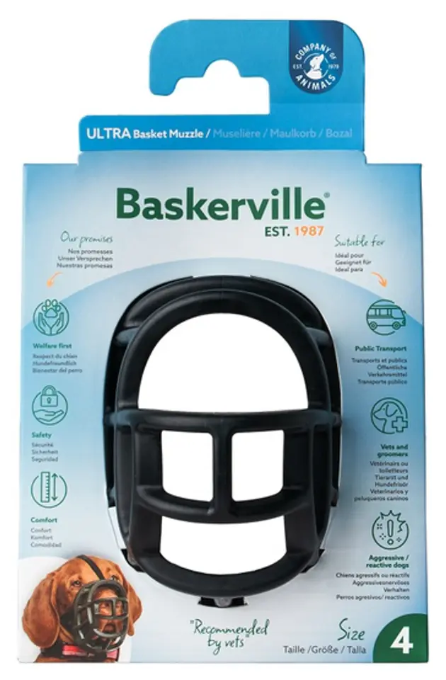 Baskerville Kaganiec Ultra-4 czarny w sklepie Wasserman.eu