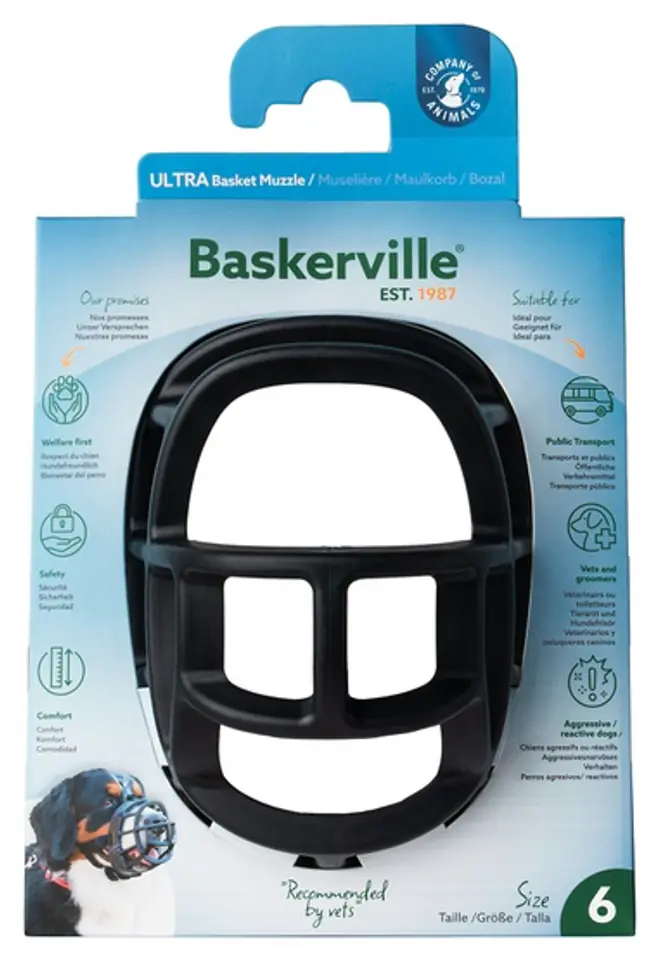 Baskerville Kaganiec Ultra-6 czarny w sklepie Wasserman.eu