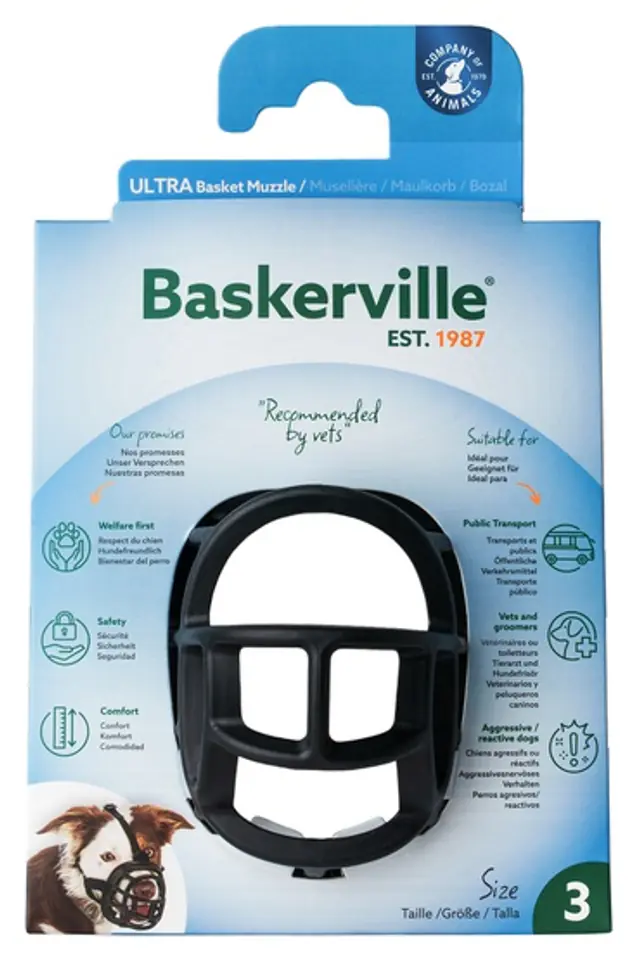 ⁨Baskerville Kaganiec Ultra-3 czarny⁩ w sklepie Wasserman.eu