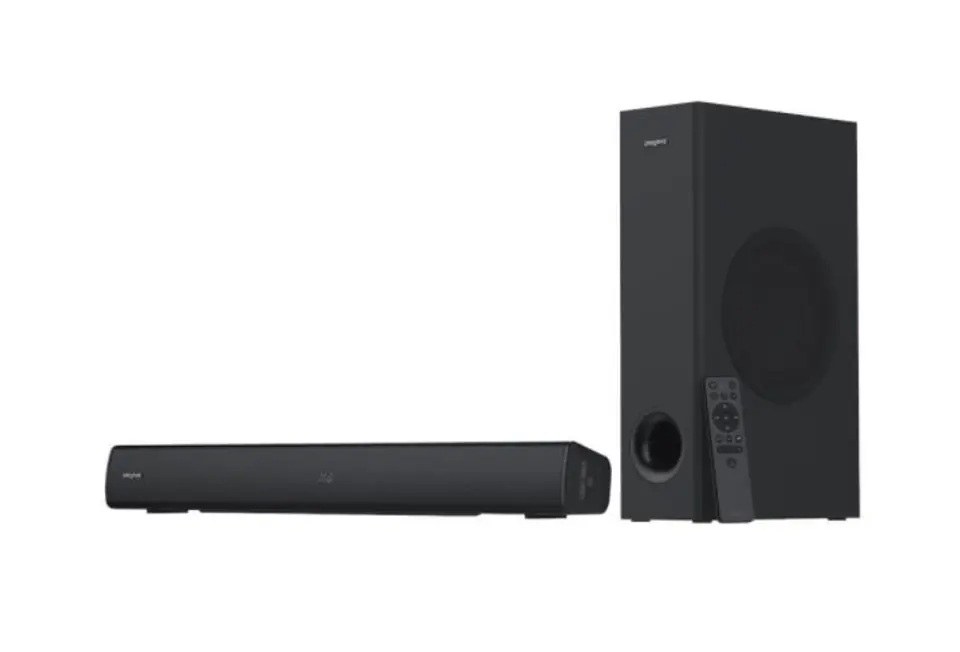 ⁨Stage V2 2.1 wireless soundbar with subwoofer⁩ at Wasserman.eu