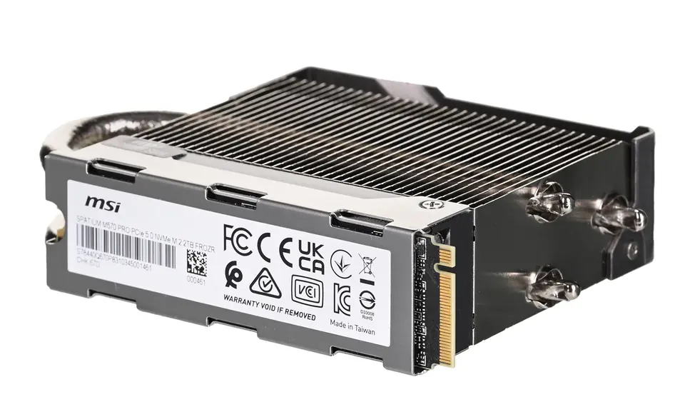 ⁨Dysk SSD MSI SPATIUM M570 PRO 2TB PCIe 5.0 NVMe M.2 2280 FROZR⁩ w sklepie Wasserman.eu