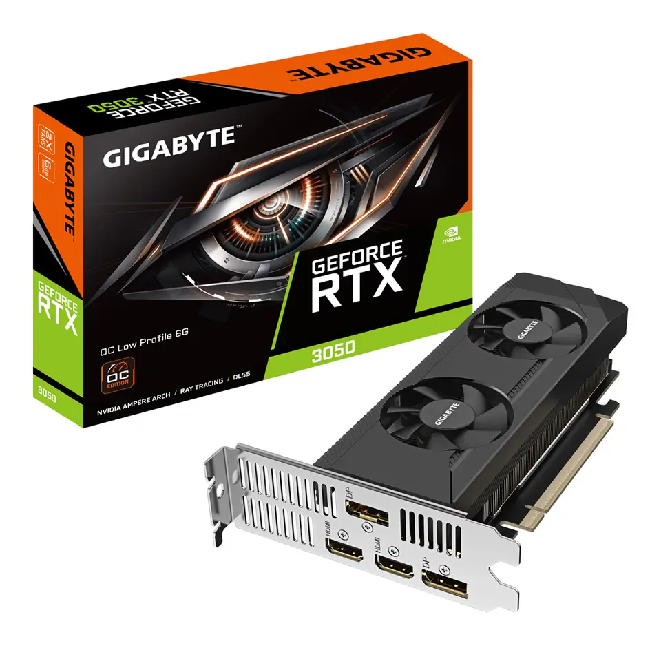 ⁨Karta graficzna Gigabyte GeForce RTX 3050 OC Low Profile 6GB⁩ w sklepie Wasserman.eu