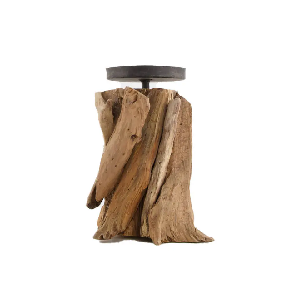 Wooden candle holder Vintage 24x17 cm at Wasserman.eu