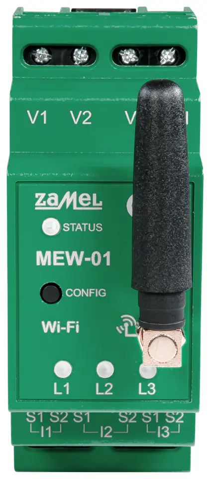MONITOR ENERGII ELEKTRYCZNEJ MEW-01/1F SUPLA JEDNOFAZOWY ZAMEL w sklepie Wasserman.eu