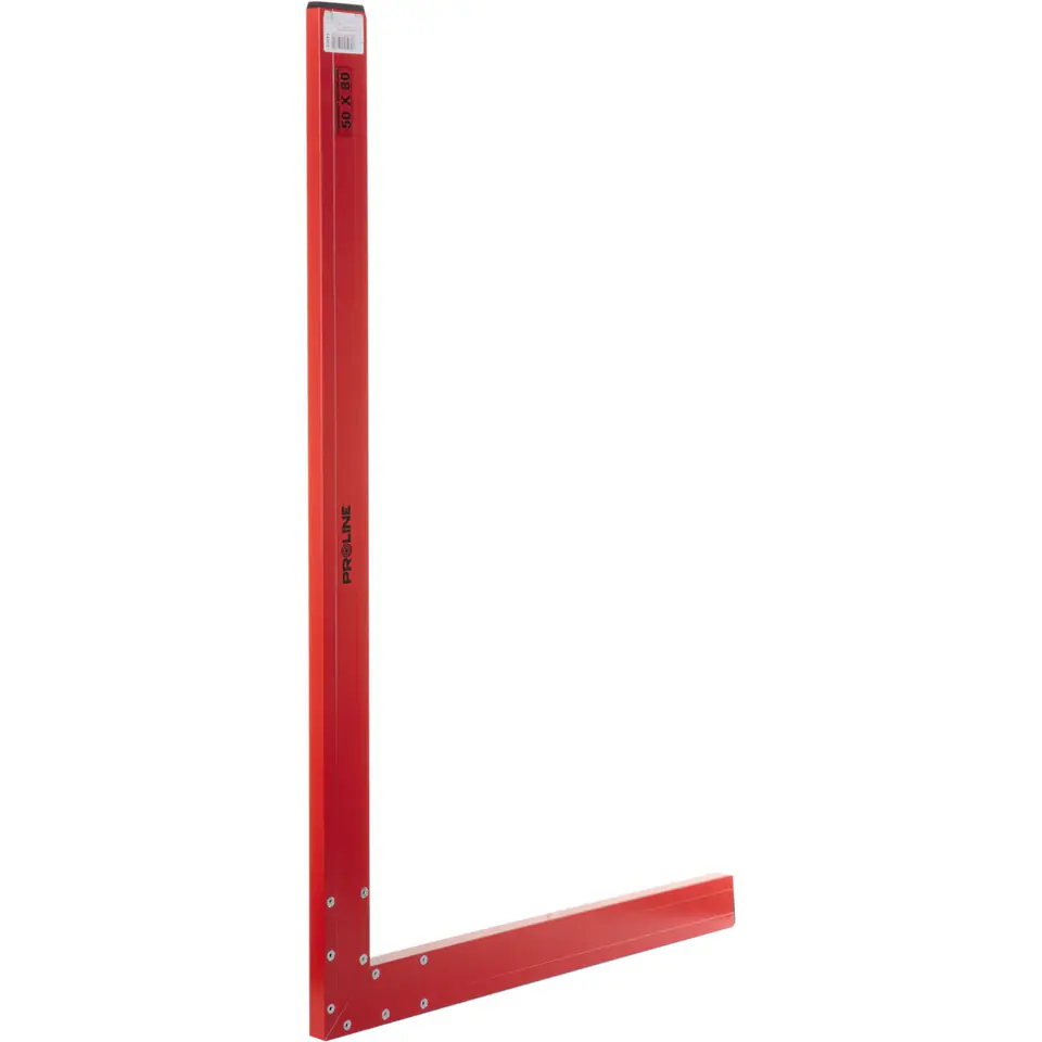 ⁨KĄTOWNICA ALUMINIOWA CZERWONA 60X120 CM PROLINE⁩ w sklepie Wasserman.eu