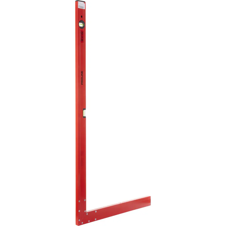 ⁨ALUMINIUM ANGLE LEVEL RED 50X100 CM 2 VIALS PROLINE⁩ at Wasserman.eu