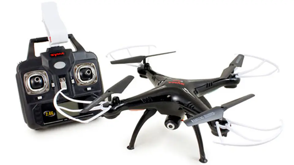 Dron z kamerą na pilota zdalnie sterowany RC SYMA X5SW 2,4GHz Kamera FPV Wi-Fi czarny w sklepie Wasserman.eu