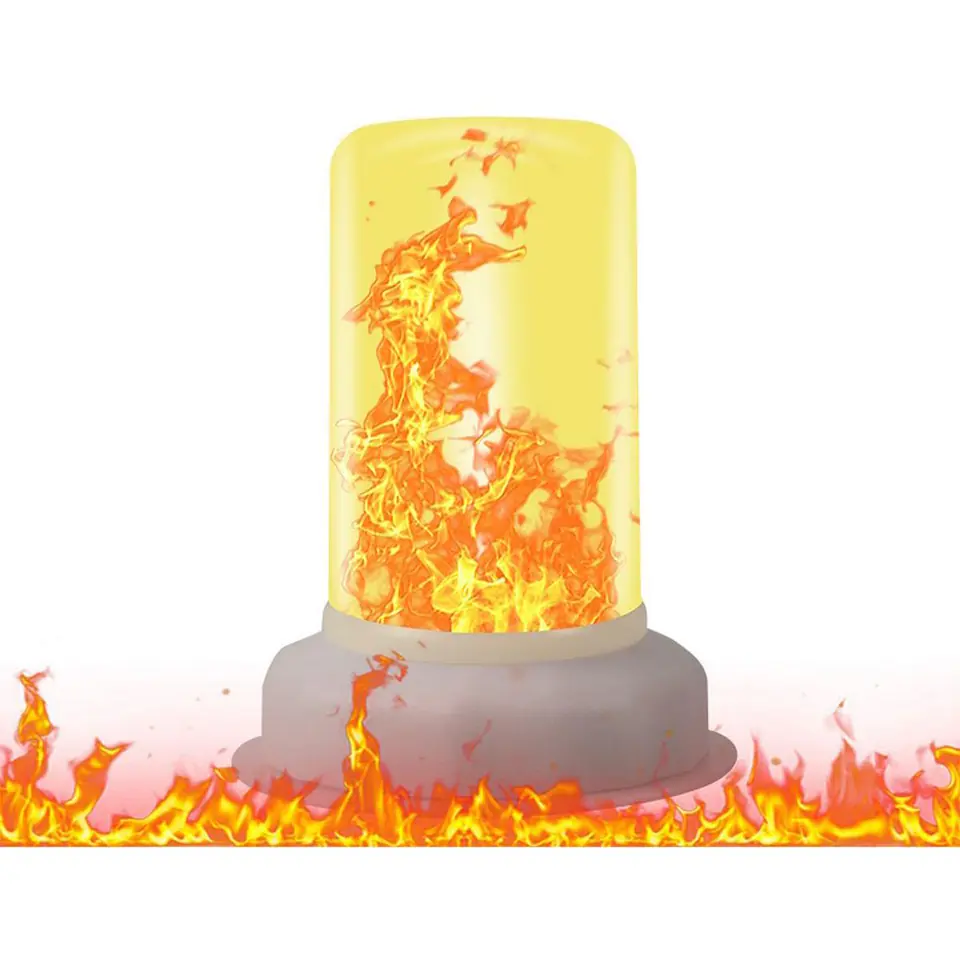 ⁨ŚWIECA LED EFEKT PŁOMIENIA 7.5x9.5CM⁩ w sklepie Wasserman.eu