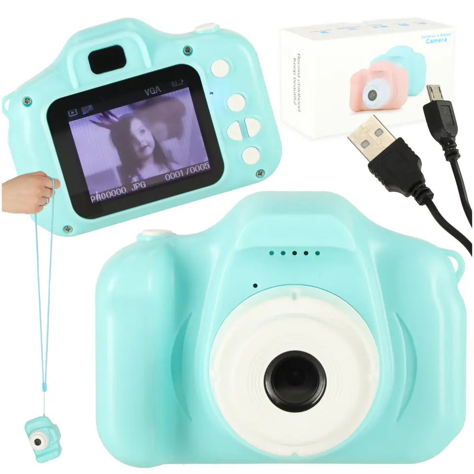 ⁨Aparat fotograficzny cyfrowy gry kamera video mini HD 2.0"⁩ w sklepie Wasserman.eu