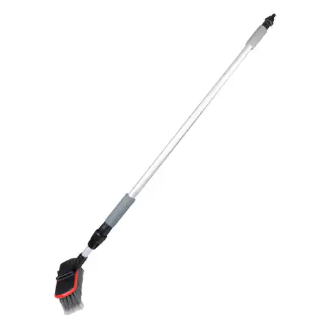 ⁨01045 Telescopic washing brush with water connection 98-168cm⁩ at Wasserman.eu