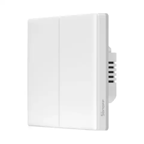 ⁨Inteligentny dotykowy przełącznik ścienny Wi-Fi Sonoff TX T5 2C (2-kanałowy)⁩ w sklepie Wasserman.eu