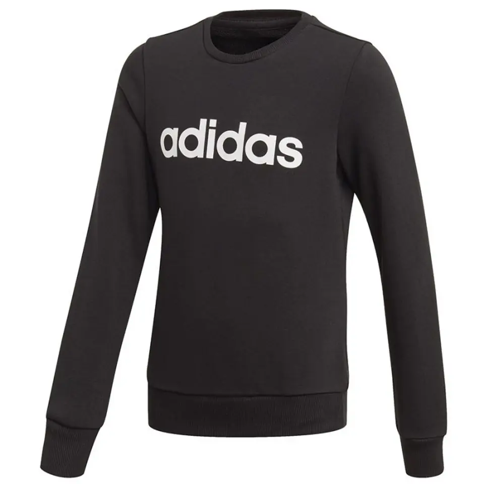 ⁨Bluza adidas YG E LIN Sweat Jr EH6157 (kolor Czarny, rozmiar 128 cm)⁩ w sklepie Wasserman.eu