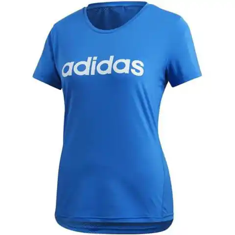 ⁨adidas D2M Logo W (kolor Niebieski, rozmiar S)⁩ w sklepie Wasserman.eu