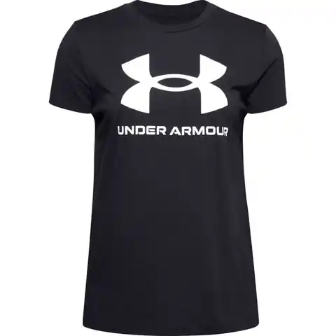 ⁨Koszulka Under Armour Live Sportstyle Graphic Ssc UAR W 1356305 (kolor Czarny, rozmiar XL)⁩ w sklepie Wasserman.eu
