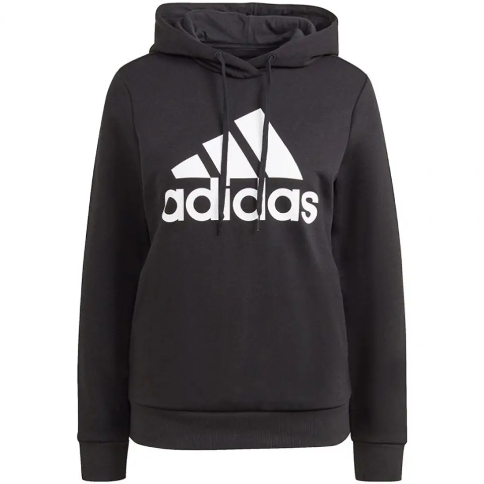 ⁨Women's sweatshirt adidas W BL FL HD black GL0653⁩ at Wasserman.eu