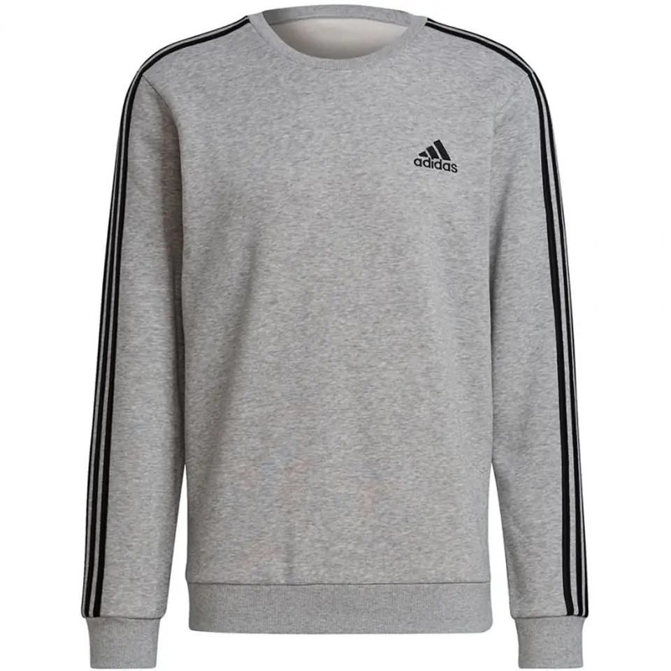 ⁨Bluza adidas Essentials Sweatshirt M GK9110 (kolor Szary/Srebrny, rozmiar L)⁩ w sklepie Wasserman.eu