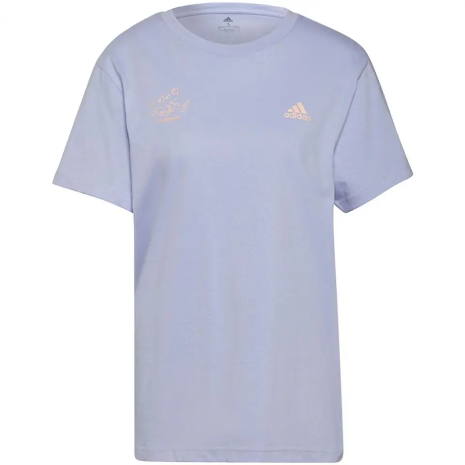 ⁨Koszulka adidas Signature Tee W GV1344 (kolor Fioletowy, rozmiar S)⁩ w sklepie Wasserman.eu