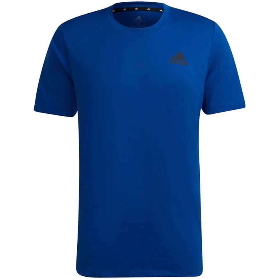 ⁨Koszulka adidas Aeroready Des M GR0518 (kolor Niebieski, rozmiar L)⁩ w sklepie Wasserman.eu