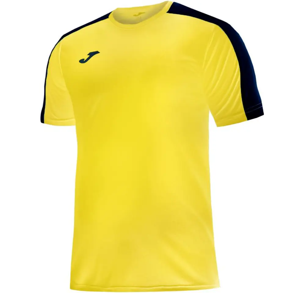 ⁨Koszulka Joma Academy T-shirt S/S 101656 (kolor Czarny. Żółty, rozmiar 2XS)⁩ w sklepie Wasserman.eu