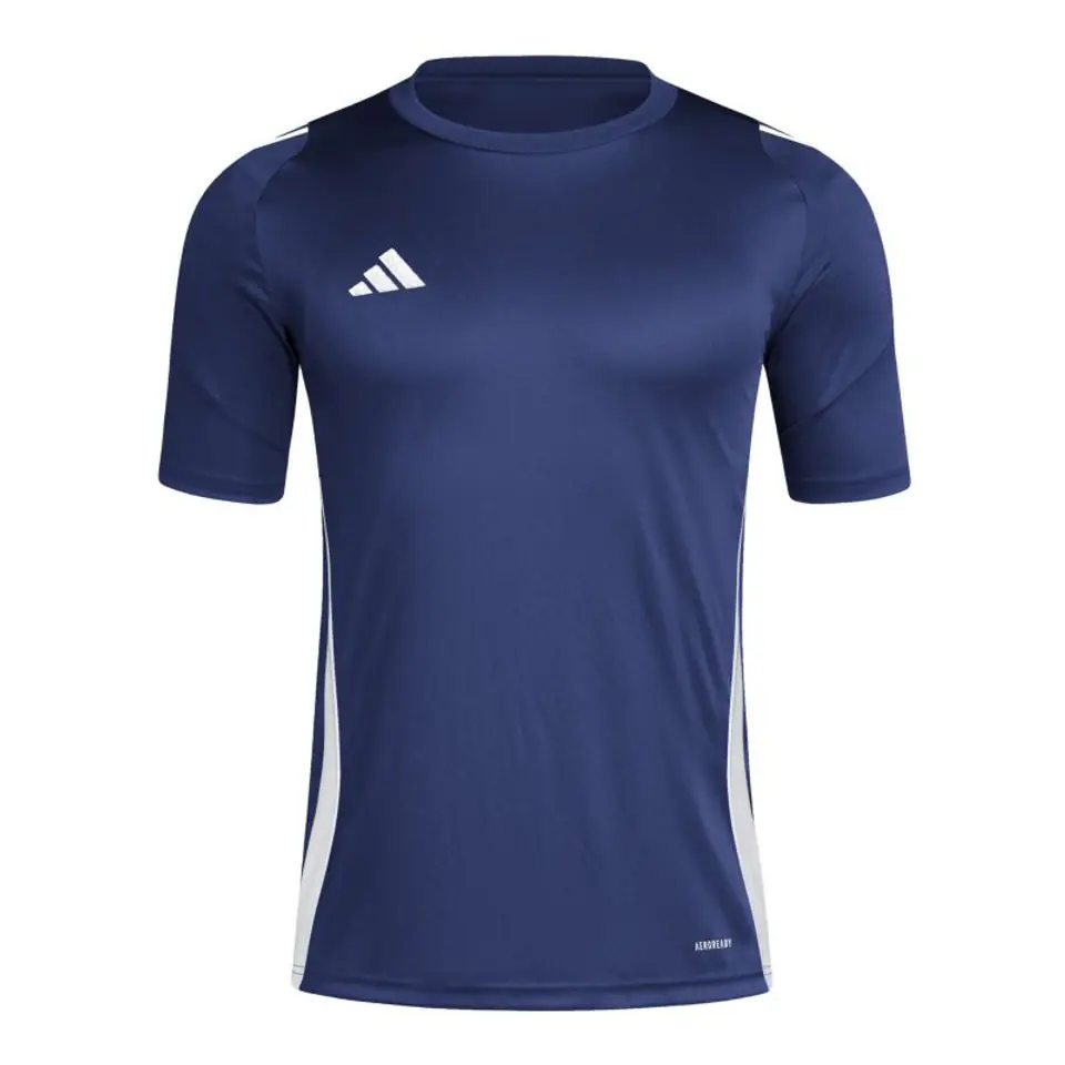 ⁨Koszulka adidas Tiro 24 (kolor Granatowy, rozmiar XS (168cm))⁩ w sklepie Wasserman.eu
