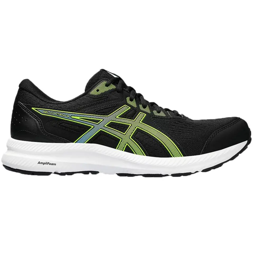 ⁨Buty do biegania Asics Gel Contend 8 M 1011B492 (kolor Czarny, rozmiar 47)⁩ w sklepie Wasserman.eu