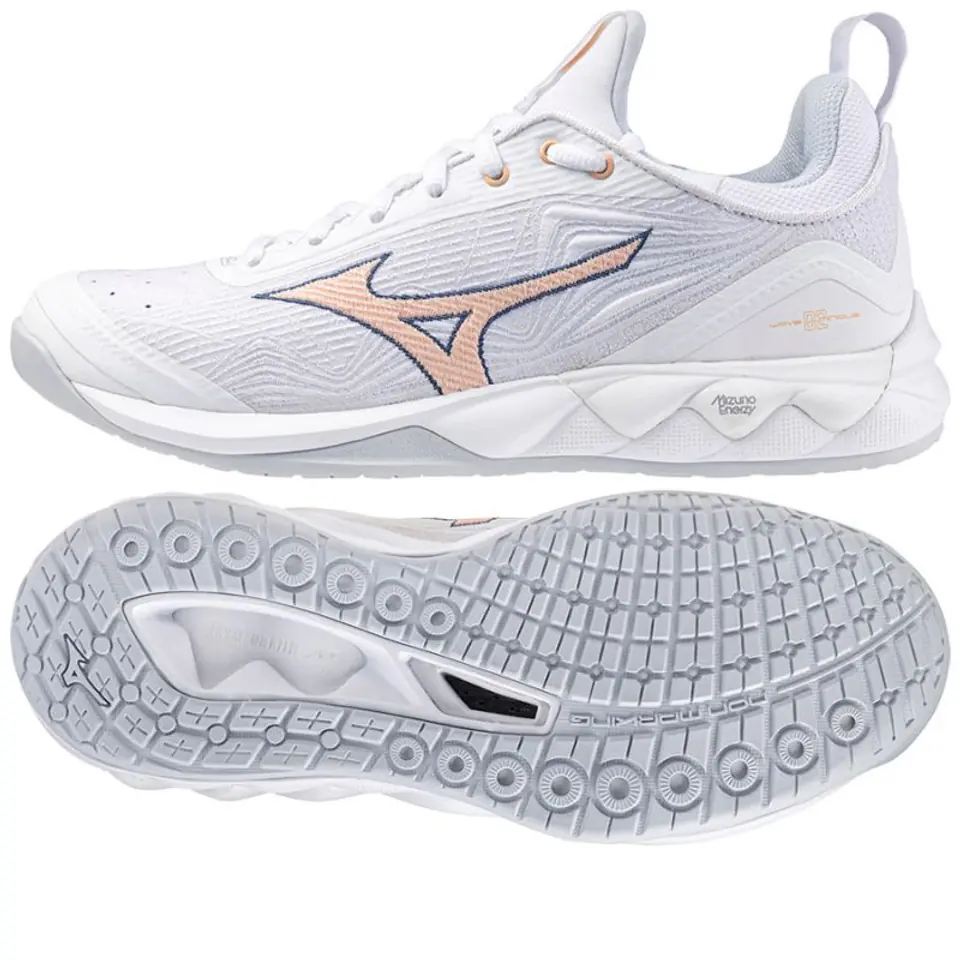 ⁨Buty do siatkówki Mizuno Wave Luminous 2 W (kolor Biały, rozmiar 40 1/2)⁩ w sklepie Wasserman.eu