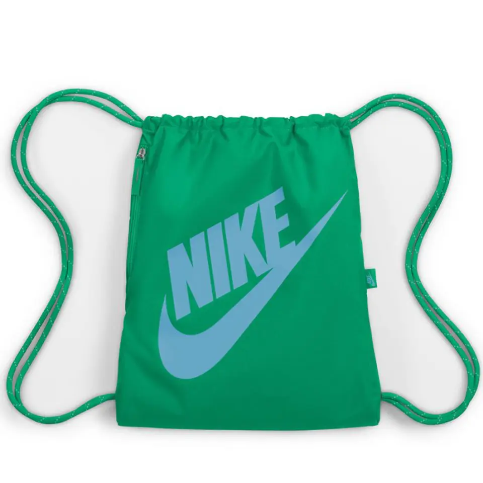 ⁨Worek Nike Heritage Drawstring Bag DC4245 (kolor zielony)⁩ w sklepie Wasserman.eu