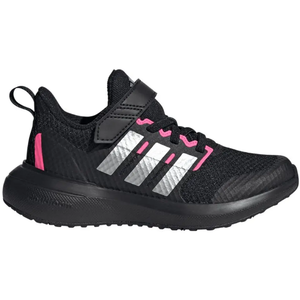 ⁨Buty adidas FortaRun 2.0 EL K Jr (kolor Czarny, rozmiar 36 2/3)⁩ w sklepie Wasserman.eu