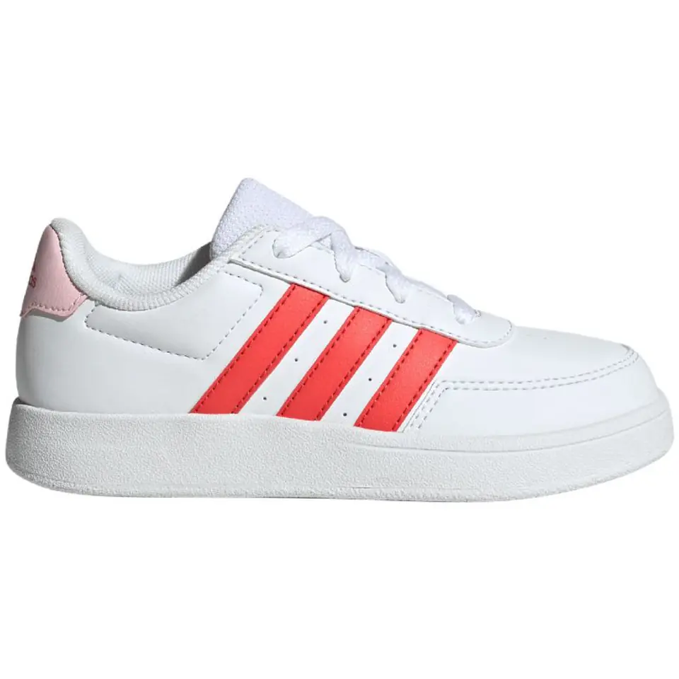 ⁨Buty adidas Breaknet Lifestyle Court Lace Jr (kolor Biały, rozmiar 37 1/3)⁩ w sklepie Wasserman.eu