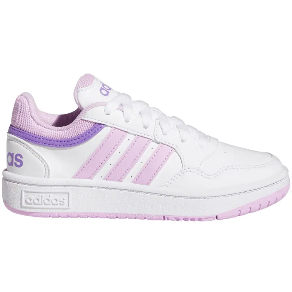 ⁨Buty adidas Hoops 3.0 K Jr (kolor Biały, rozmiar 38 2/3)⁩ w sklepie Wasserman.eu