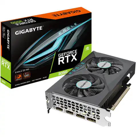 ⁨Gigabyte EAGLE GeForce RTX 3050 OC 6G NVIDIA 6 GB GDDR6⁩ at Wasserman.eu