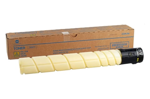 ⁨Konica Minolta original toner cartridge TN321Y, yellow, 25000s, A33K250, Konica Minolta Bizhub C224, C284, C364, O⁩ at Wasserman.eu