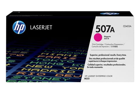 ⁨HP 507A Magenta CE403A Toner Cartridge⁩ at Wasserman.eu