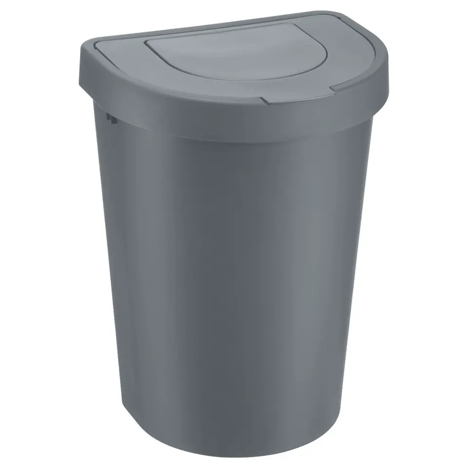 ⁨Kosz na śmieci Seattle Swing 25 L. szary⁩ w sklepie Wasserman.eu