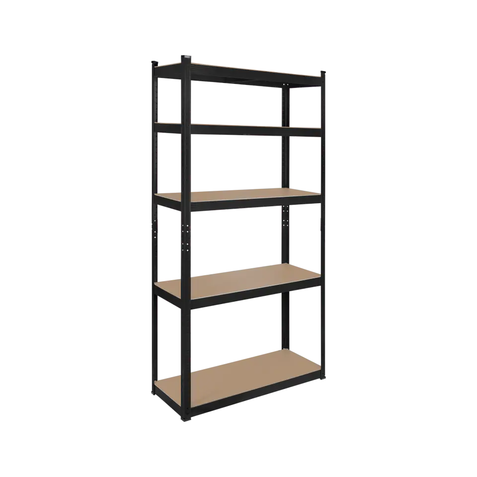 ⁨Metal storage rack 180x90x40 black Rebel⁩ at Wasserman.eu