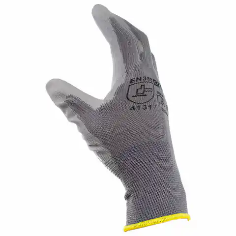 ⁨Rękawice ochronne Bituxx z poliestru z powłoką PU rozmiar S(7) uniwersalne⁩ w sklepie Wasserman.eu