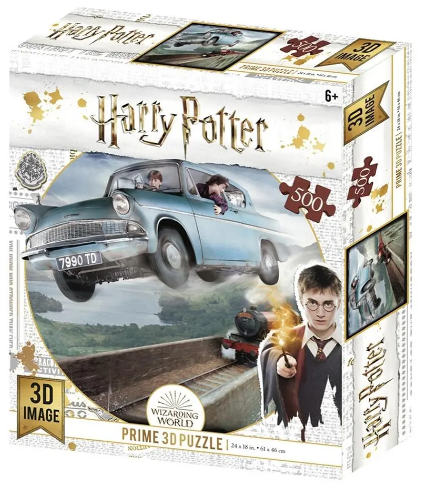 ⁨Magiczne puzzle 500 HP Ford Anglia⁩ w sklepie Wasserman.eu