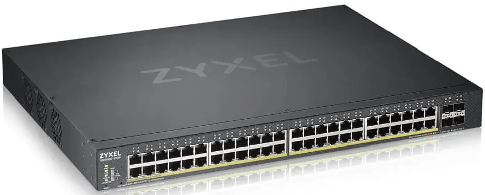 ⁨Zyxel XGS1930-52HP Managed L3 Gigabit Ethernet (10/100/1000) Power over Ethernet (PoE) Black⁩ at Wasserman.eu