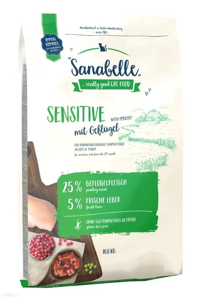 ⁨BOSCH Sanabelle Sensitive - dry cat food - 10 kg⁩ at Wasserman.eu