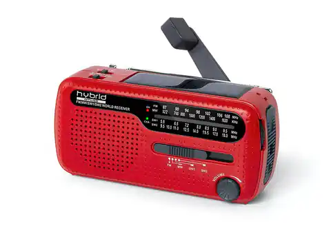 ⁨Muse MH-07 RED self-powered radio, Red⁩ at Wasserman.eu