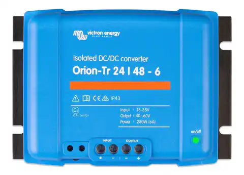⁨Victron Energy Orion-Tr 24/48-6 280 W DC-DC isolated converter (ORI244828110)⁩ at Wasserman.eu