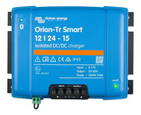 ⁨Victron Energy Orion-Tr Smart 12/24-15A DC-DC isolated charger⁩ at Wasserman.eu