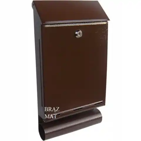 ⁨LETTERBOX WITH A-4T TUBE BROWN⁩ at Wasserman.eu