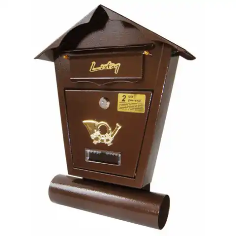 ⁨LETTERBOX WITH SD1T TUBE BROWN⁩ at Wasserman.eu