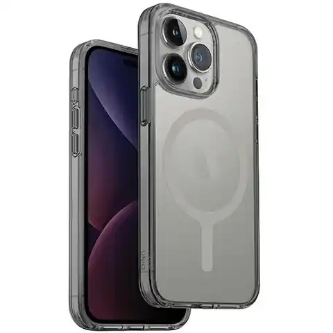 ⁨UNIQ etui LifePro Xtreme iPhone 15 Pro 6.1" Magclick Charging szary/frost grey⁩ w sklepie Wasserman.eu
