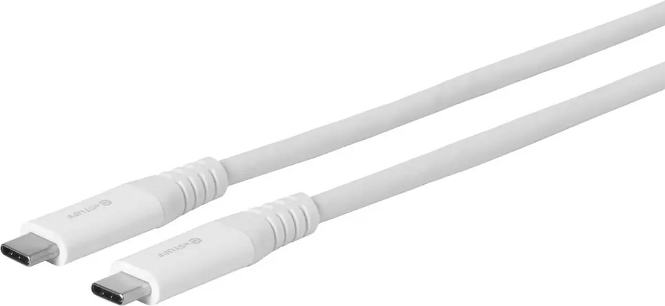 ⁨eSTUFF USB-C - C Cable 1,5m White⁩ w sklepie Wasserman.eu