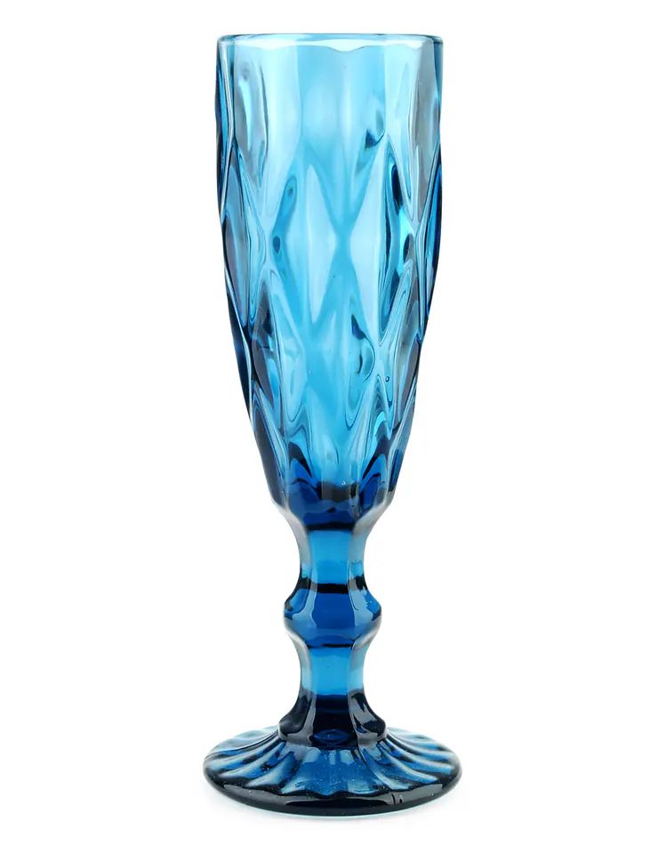 ELISE BLUE Komplet 6 kieliszków do szampana 180ml w sklepie Wasserman.eu