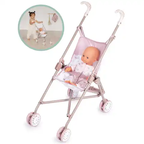 ⁨SMOBY Baby Nurse Wózek Spacerówka dla Lalki Składana⁩ w sklepie Wasserman.eu
