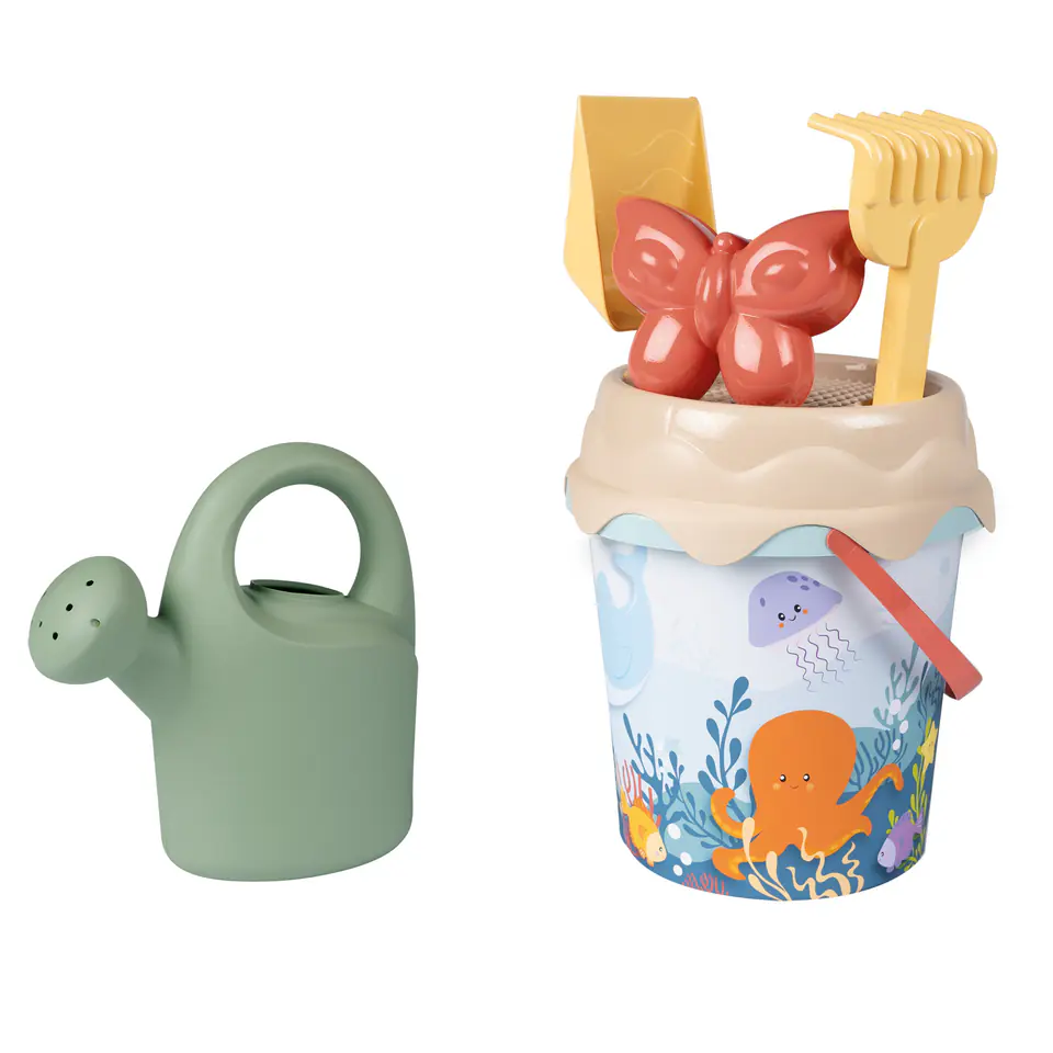 ⁨Bucket with sand accessories⁩ at Wasserman.eu